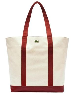 Lacoste Tote Bags - Red