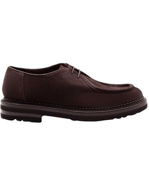 Green George Laced Shoes - Brown