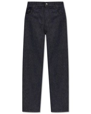 Moncler Straight Jeans - Bleu