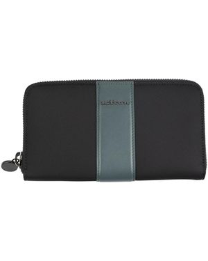 Kiton Kbaz17 Leder-Geldbörse - Schwarz