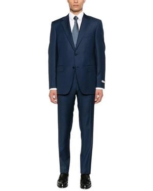 Canali Single Breasted Suits - Blue