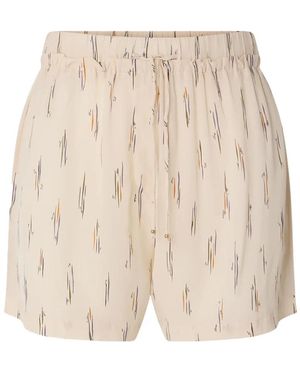 Sessun Viskoseshorts Mit Print - Natur