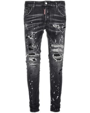 DSquared² Super Twinky Jean Diamond Destroyed Wash Jeans Cotton - Grey