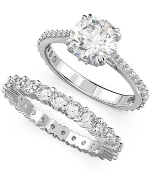 Swarovski Constella Ring Set - Mettallic