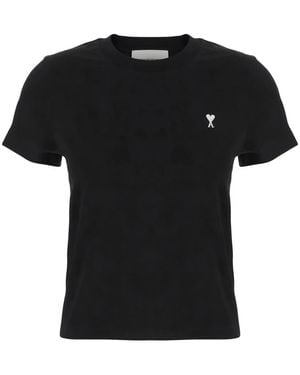 Ami Paris T-Shirts - Negro
