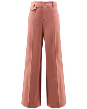 Chloé Wide Trousers - Rosso