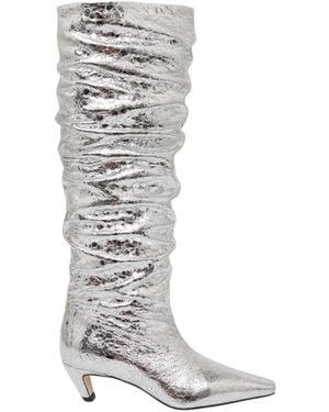 MSGM Heeled Boots - Gris
