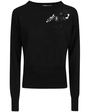 Ermanno Scervino Round-Neck Knitwear - Noir
