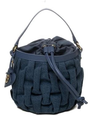 Tosca Blu Secchiello Bucket Bag - Blau