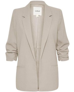 Soaked In Luxury Blazers - Neutro