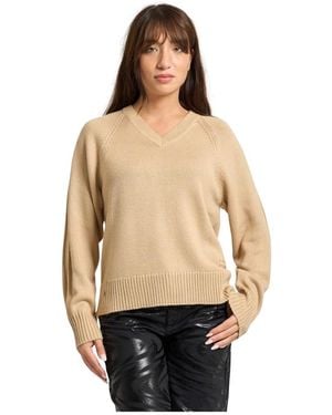 ARMANI EXCHANGE V-Neck Knitwear - Neutro