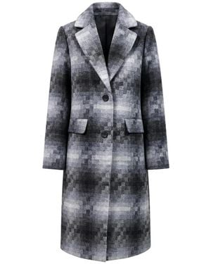 Desigual Jassen ,Grijs ,Wol Coat Mumbai