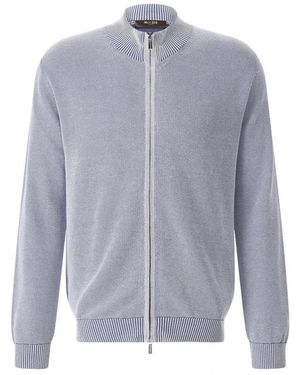 Moorer Urbino Cardigan - Blauw