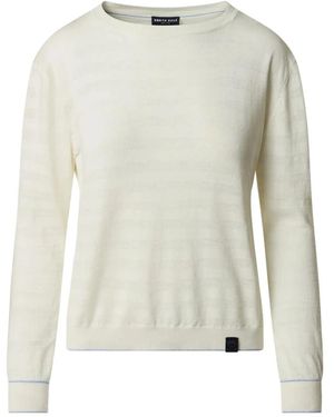 North Sails Weites U-Boot-Ausschnitt Mesh-Oberteil - Natur
