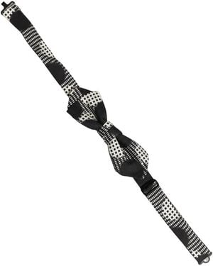 Dolce & Gabbana Accessoires ,Zwart ,Papillon Strik