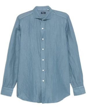 Finamore 1925 Casual Shirts - Blue