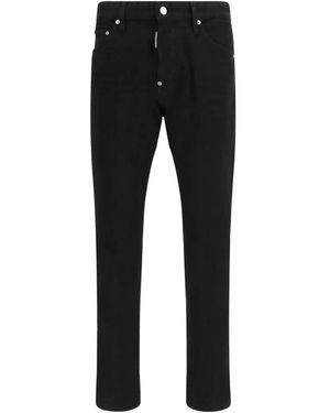 DSquared² Garment Dyed Teddy Jeans - Schwarz