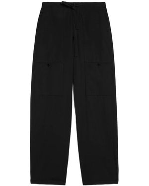 Jil Sander Wide Trousers - Black