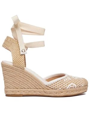 Guess Schoenen ,Polyester Cheyin Mesh Wedge - Metallic