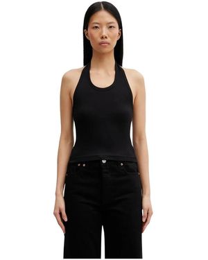 Vetements Sleeveless Tops - Negro