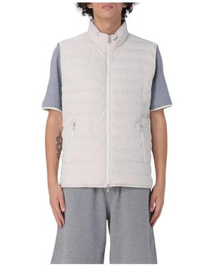 Brunello Cucinelli Padded Zip Vest - Grijs
