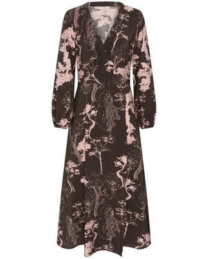 Inwear Makenna Wrap Dress - Bruin
