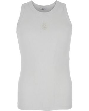 McQueen Sleeveless Tops - Grey