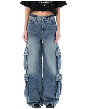 デニム・ジーパン AMIRI Woman Jeans Blue AW23WDF006 547 AMIRI Woman Jeans Blue AW23WDF006 547 (AMIRI/デニム