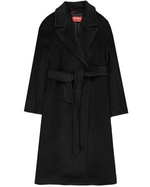 Max Mara Belted Coats - Negro