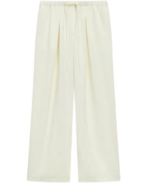 Theory Wide Trousers - White