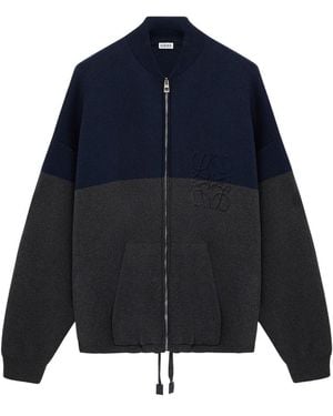 Loewe Reißverschluss-Strickjacke - Blau