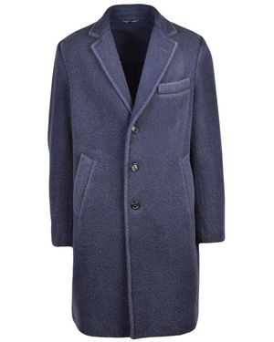 Circolo 1901 Single-Breasted Coats - Blue