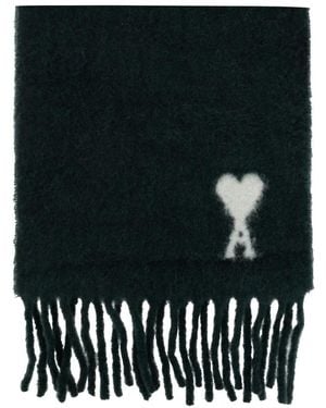 Ami Paris Winter Scarves - Noir