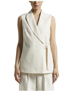 Peserico Vests - Naturel