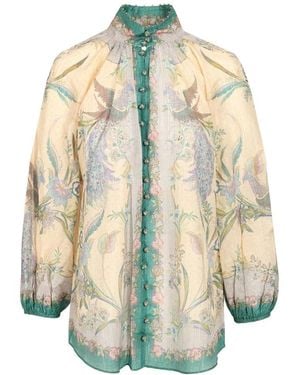 Zimmermann Overhemden ,Veelkleurig ,Katoen Indra Blouse - Meerkleurig