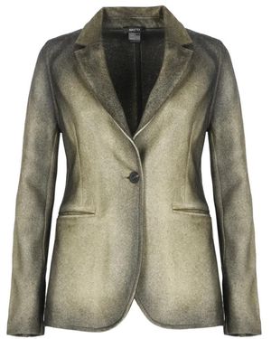 Avant Toi Jassen ,Veelkleurig ,Enkelrijige Blazer - Groen