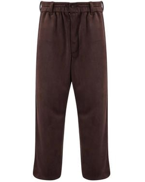 Y-3 Wide Trousers - Brown