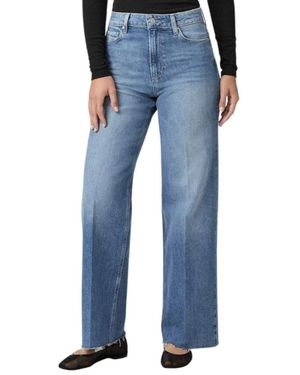 PAIGE Anessa 31 Wide Leg Jeans - Blauw