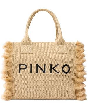Pinko Tote Bags - Metallic