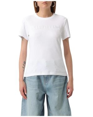Helmut Lang T-Shirts - Blauw