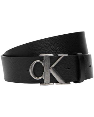 Calvin Klein Accessoires ,Zwart ,Leer Belt Gift Set