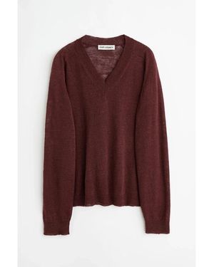Our Legacy V-Neck Knitwear - Marrone