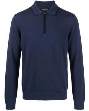 Emporio Armani Polo Shirts - Blue