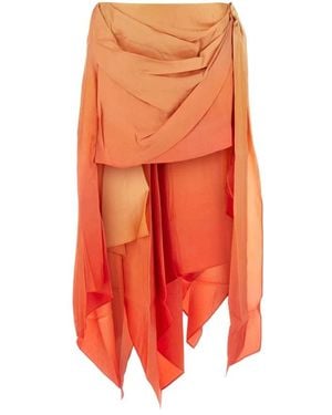 Zimmermann Midi Skirts - Arancione