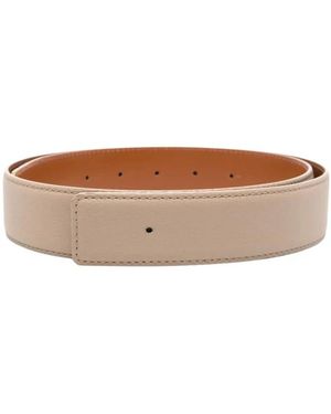 Santoni Accessoires ,Leer Leren Riem - Bruin