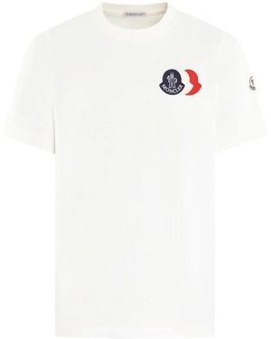 Moncler T-Shirts - Bianco