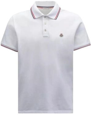 Moncler Polo Shirts - Bleu