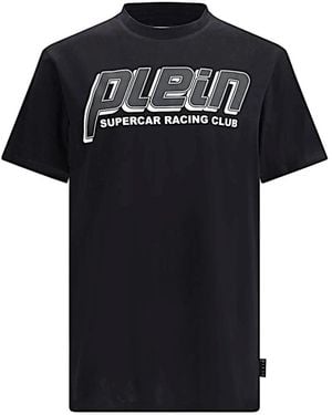 Philipp Plein Zwarte T-Shirt Voor Mannen