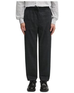 KENZO Broeken ,Zwart ,Katoen Weave Cargo Jogpant