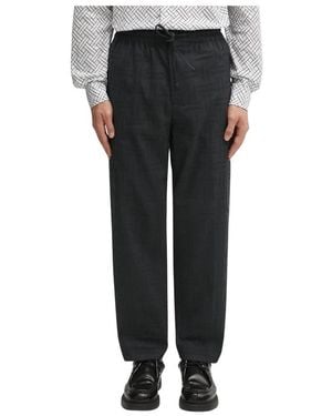 KENZO Broeken ,Zwart ,Katoen Weave Cargo Jogpant
